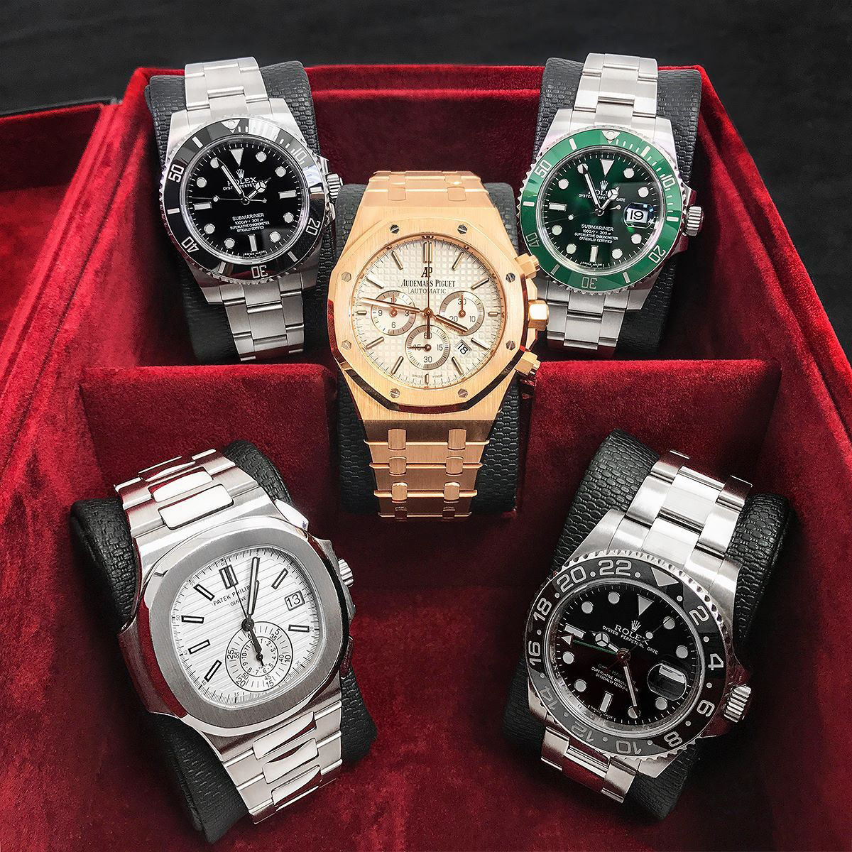 Luxury watch collection
